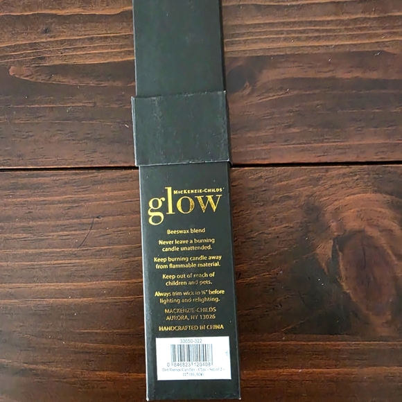 Mackenzie-Childs Glow Dot Dinner Candles - Clay - Picture 4 of 4